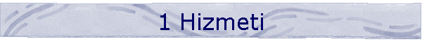 1 Hizmeti