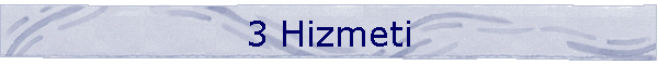 3 Hizmeti